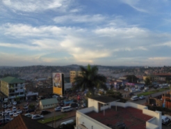 Kampala von oben.